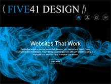 Tablet Screenshot of five41design.com